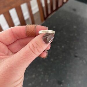 Retired Tiffany and Co Notes Ring